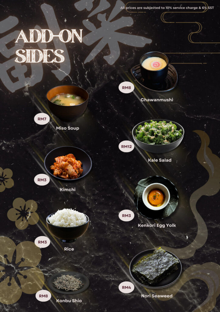 cream red modern steak grill menu page 009 cream red modern steak grill menu page 009